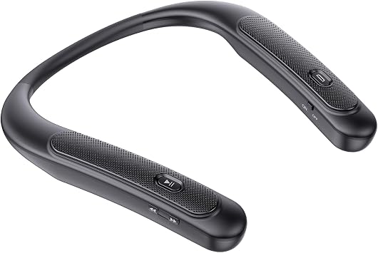 Gardway Neckband Bluetooth Speaker, Wireless Wearable Bluetooth Speaker