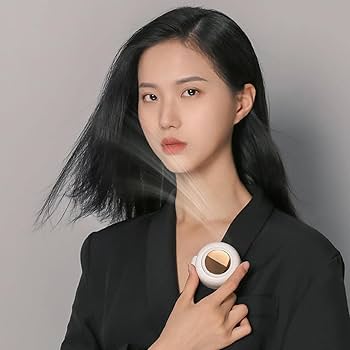 Portable Neck Fan Wireless Bladeless Fan Usb Rechargeable Mini Hanging