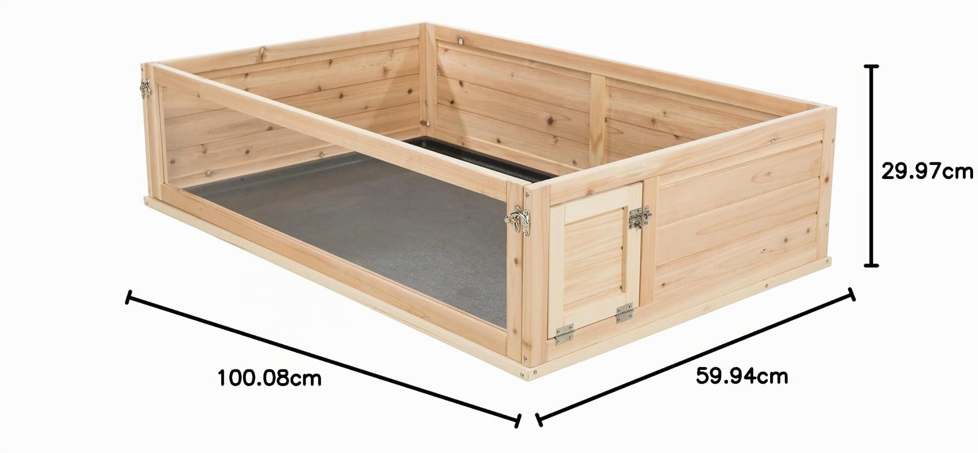 Enclos intérieur, Cochon d'Inde, en Bois/plastiqe, 100 × 30 × 60 cm