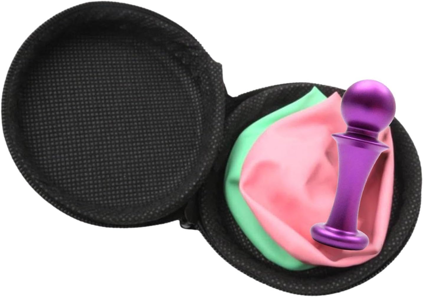 Scuba Diving Ear Equalization with EVA Storage Case Auxiliary Practice Tools Purple