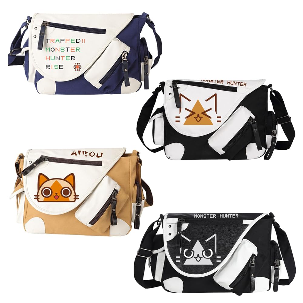 Amazon.co.jp: モンハン アイルー ショルダーバッグ 斜め掛け