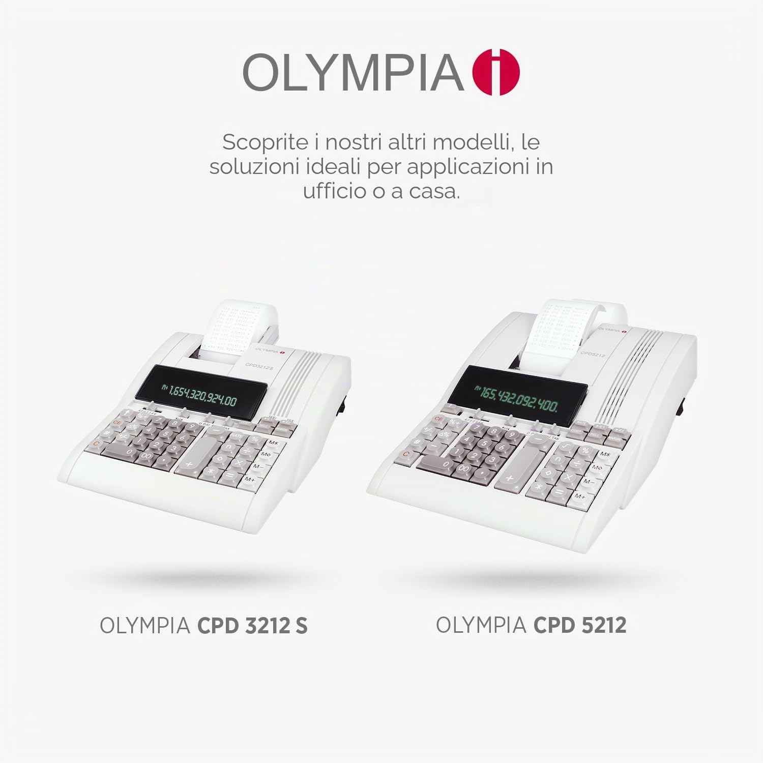 OLYMPIA Calcolatrice da tavolo CPD 512