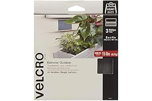 Outdoor Wide Heavy Duty Strips | Holds 15 lbs | Titanium Extreme...