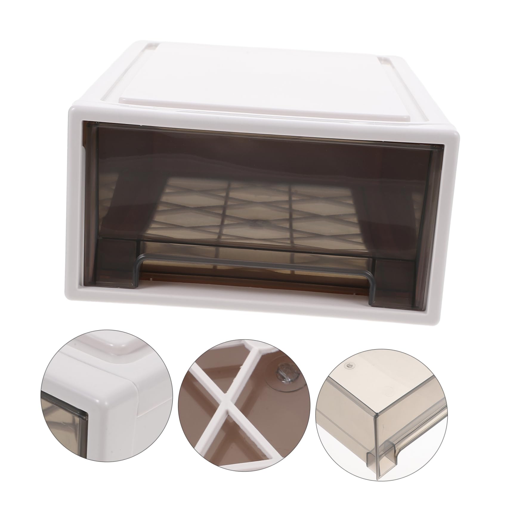 Organiseur de Tiroir pour Vêtements, Lot de 2, Plastique Pp 5l, Empilable