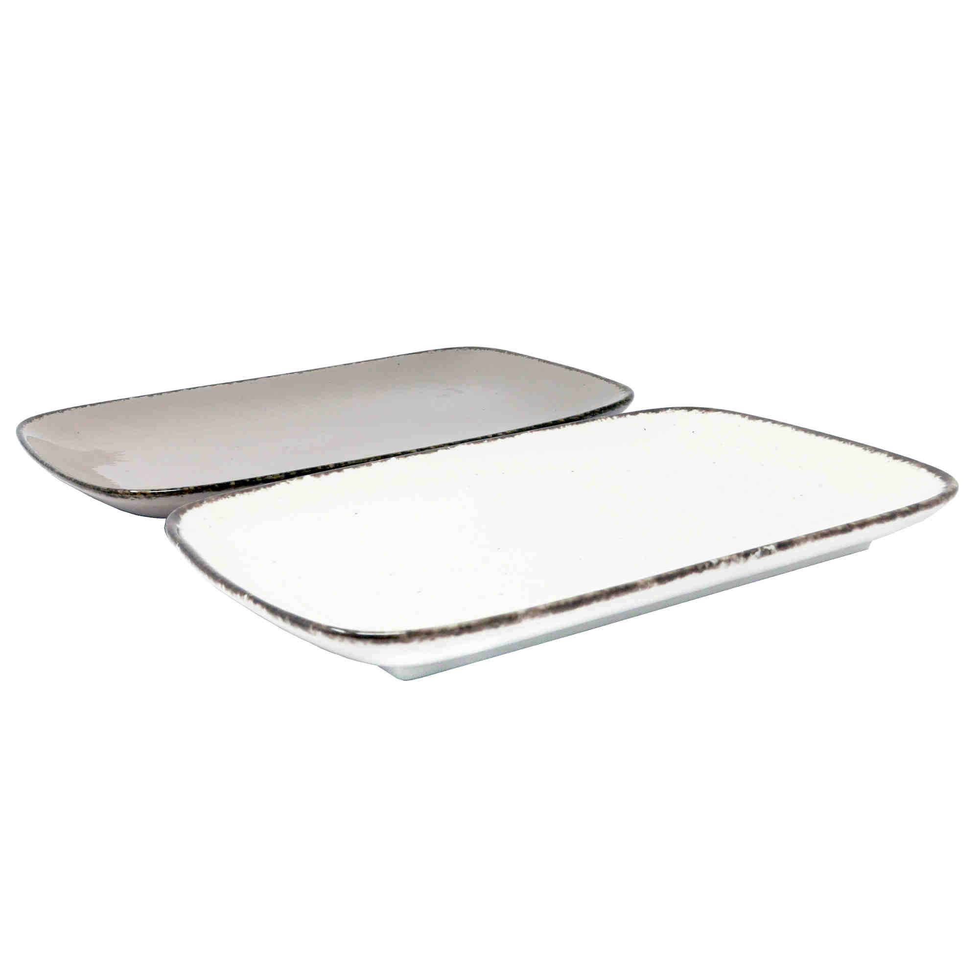 Assiette De Service Rectangulaire 9" X 14" - CASA D'ERAMO