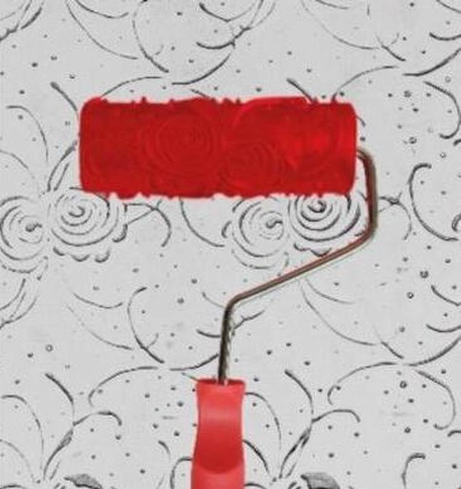 Rullo per texture, Rullo per pittura con motivi, Rullo di vernice atterned, Rullo di vernice in gomma for parete di casa, Rullo for texture artistiche, Rullo di vernice in rilievo for pittura murale R