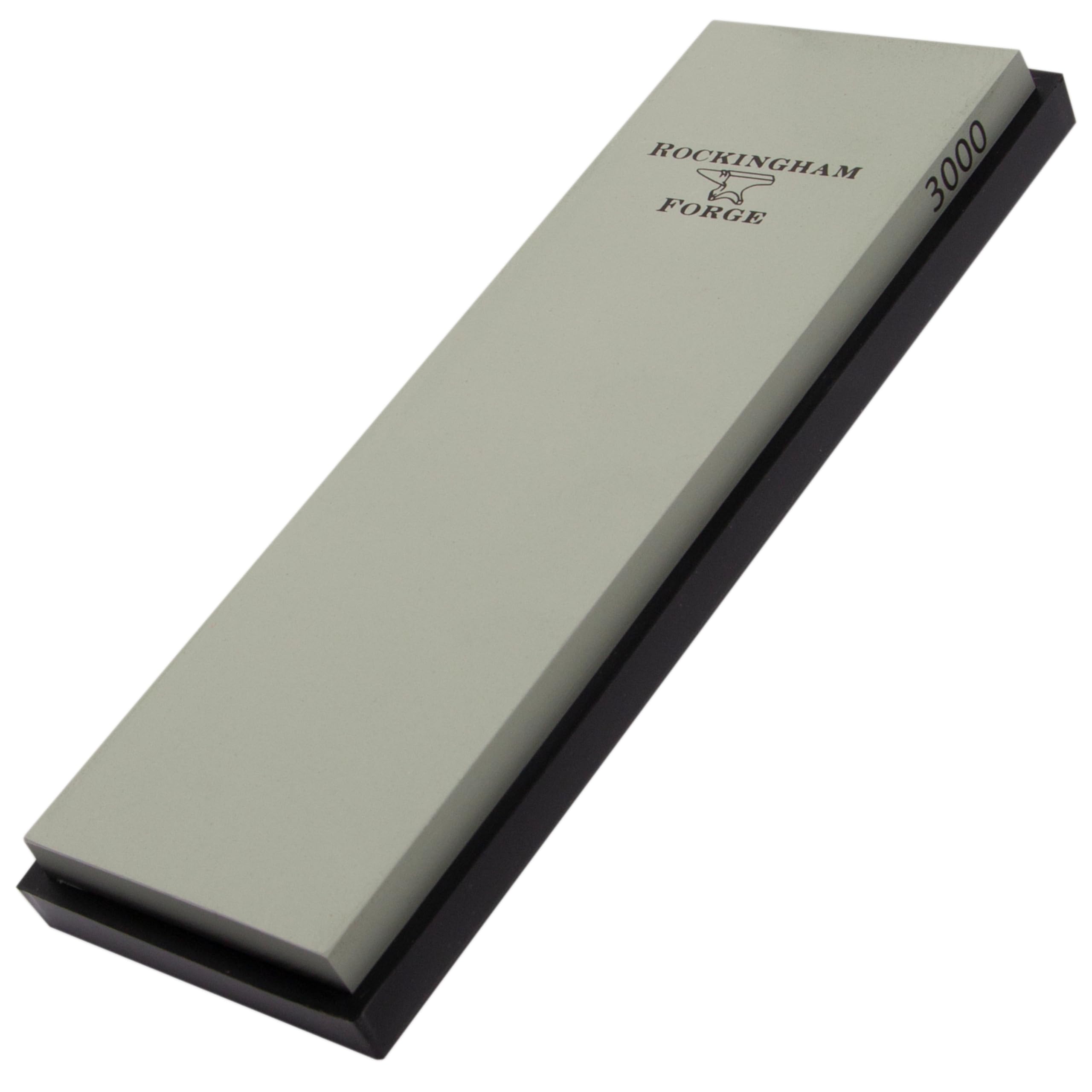 Rockingham Forge Green Supersharp Whetstone, Fine 3000 Grit - Professional Knife Sharpening Stone With Non-Slip Base, 18X6x1.5cm – Knife Sharpener For Kitchen Knives
