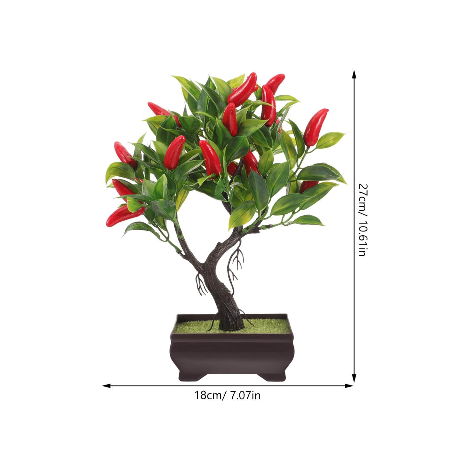 Gatuida 5 Pezzi Di Frutta Simulata Bonsai Decorazione Del Soggiorno Pianta Verde Da Tavolo Fiore Artificiale Piccoli Ornamenti Piccola Pianta Artificiale Palma Decorazione Frutta