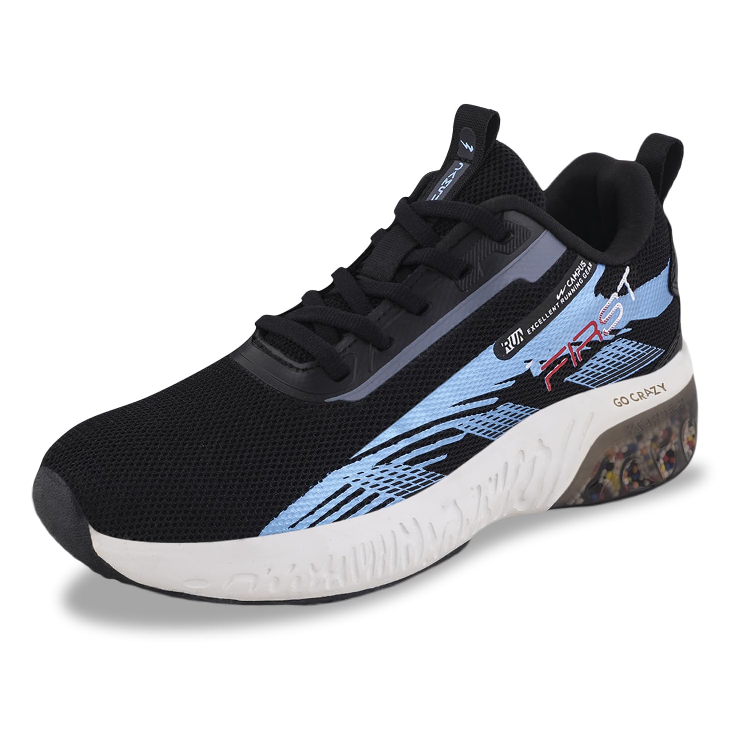 Campus Child First-Child BLK/MATTLIC.BLU Running Shoes - 5UK/India 22C-136K (B0CFHMYY58) Amazon Price History, Amazon Price Tracker