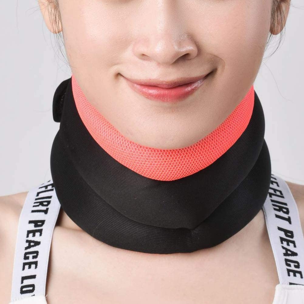 Cuello cervical, abrazadera de soporte para el cuello, cinturón protector de cuello de tracción para el cuello, corrector de postura del cuello, estirador de cuello para alineación de la col