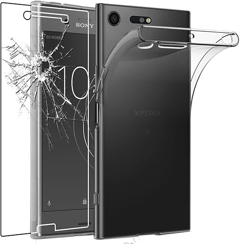 ebestStar Cover Sony Xperia Premium  Premium Dual Custodia Trasparente Silicone Gel TPU Protezione Morbida Sottile  Trasparente Pellicola Vetro Temperato  Apparecchio  156x77x7 9mm  5 46   