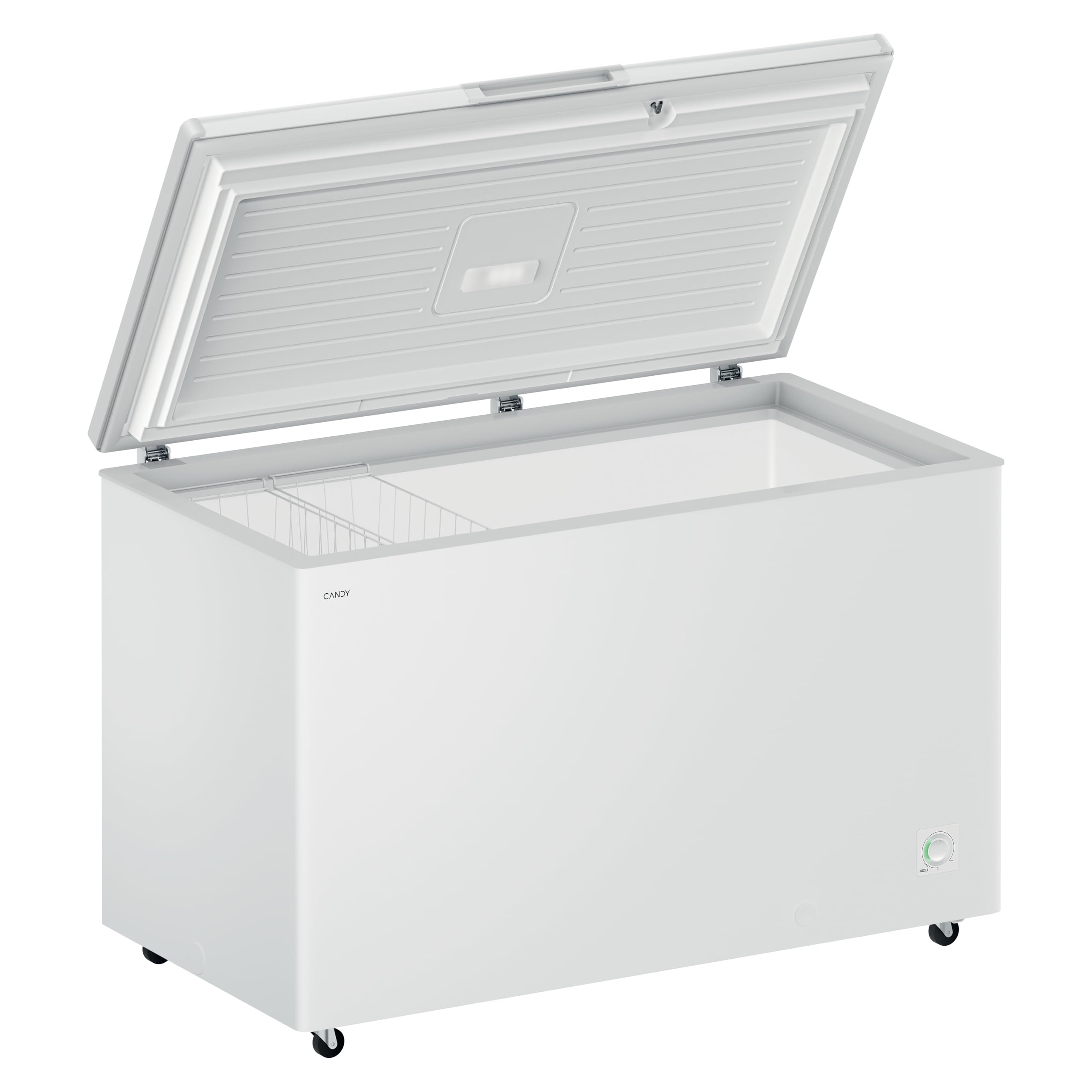 Candy Artico Congelatore Orizzontale a Pozzetto, 418 L, Classe E, Temperatura da -28° a 4°, Capacità XL, App hOn, Libera Installazione, AxLxP 89,5x132x72 cm, Bianco - CNCHQ4S420EW