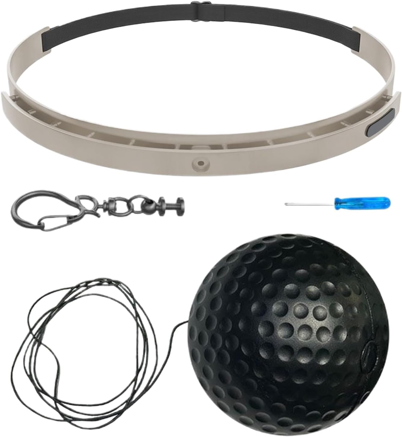 – Boxing Reflex Ball Headband Set,Wearable Punching Speed - Boxing Trainer Ball Silicone Headband Set - for Living Room Bedroom Dormitory Gym Men Women Beginners Teens