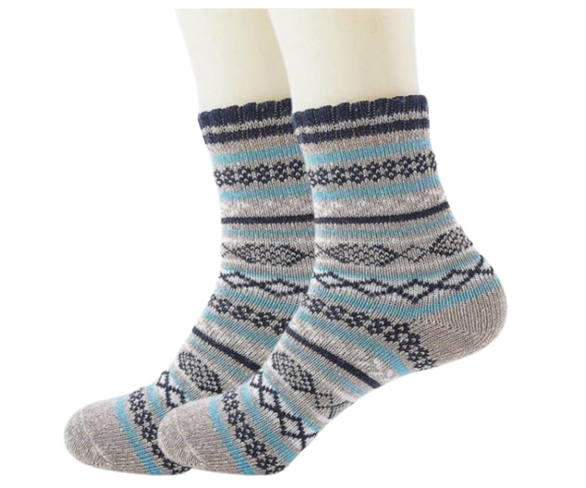 AeossWomen Warm Casual Wool Crew Winter Socks SET OF1 PAIR
