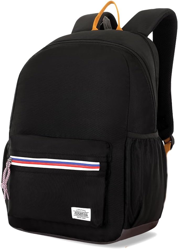 American Tourister Carter, 28L Volume College and Office Laptop Backpack with Front Organizer and Spacious Interiors for Men & Women