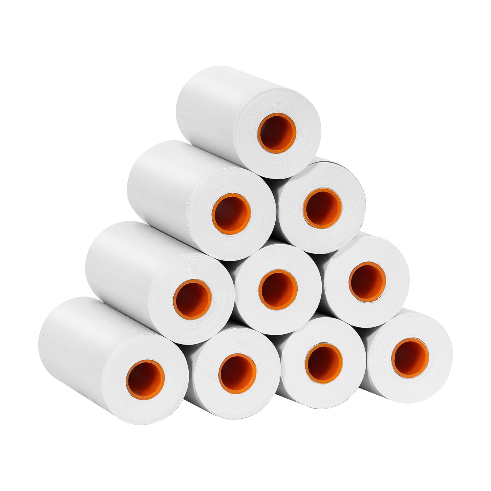 Instant Camera for Kids Inkless Thermal Printing Paper, 2.2X1.1 Inch,10 Rolls of Printable Camera Filler Paper Suitable for Mostly Kids Instant Print Cameras(White 2)