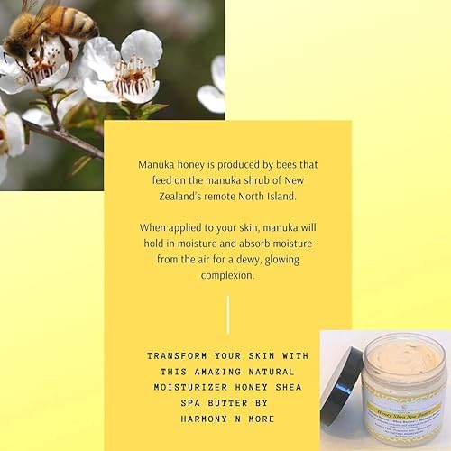 Miniatura 5 de Manteca de spa de karité de miel - Manteca de karité - Manteca de Babasú - Miel de Manuka - Aceite de argán - Aceite de almendras - Vitamina E y