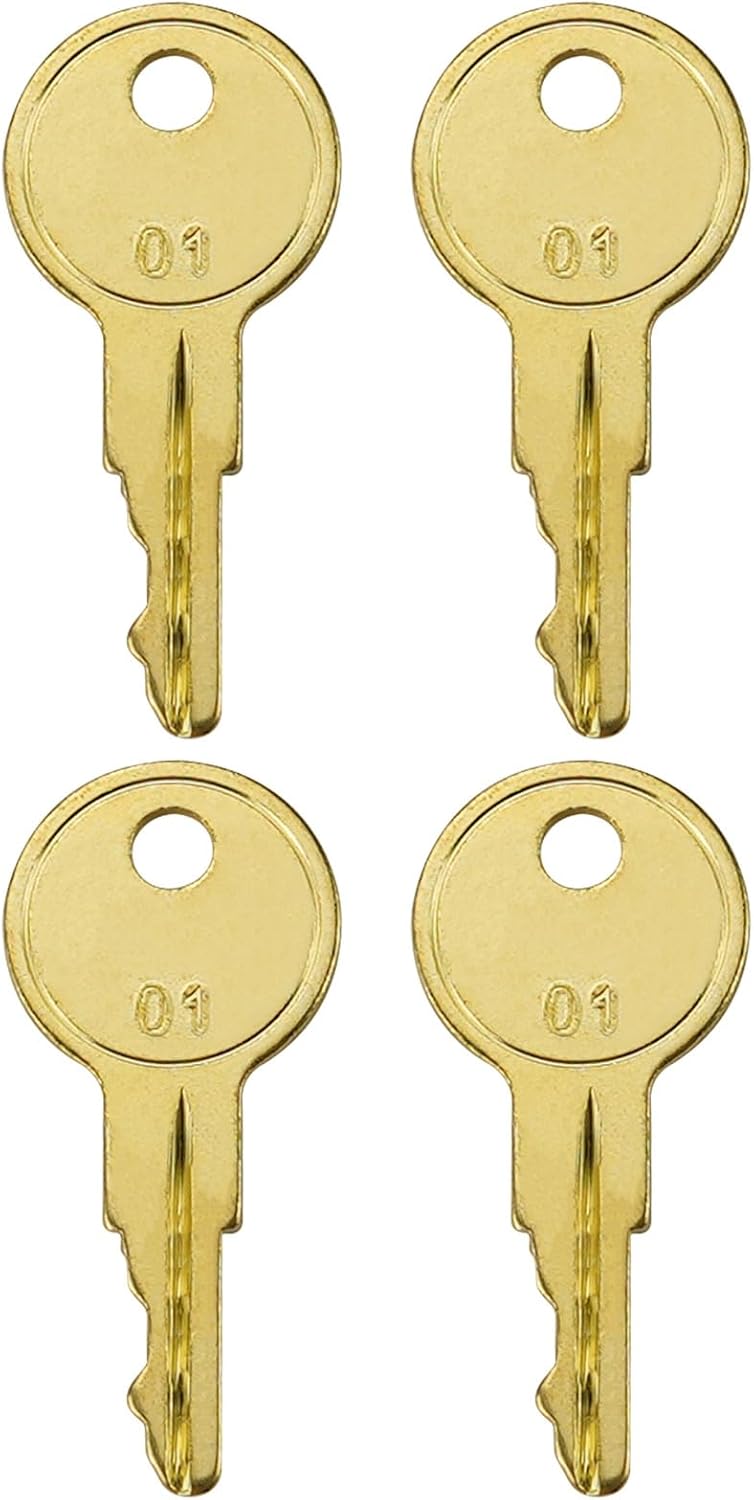 B01 Keys for Tool Chest and Cabinet Locks Fits Hus-ky Tool Box Home De-pot Hud-son De-walt Toolboxes 4 Pack