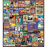 White Mountain Puzzles Travel The World - 550 Piece Jigsaw Puzzle