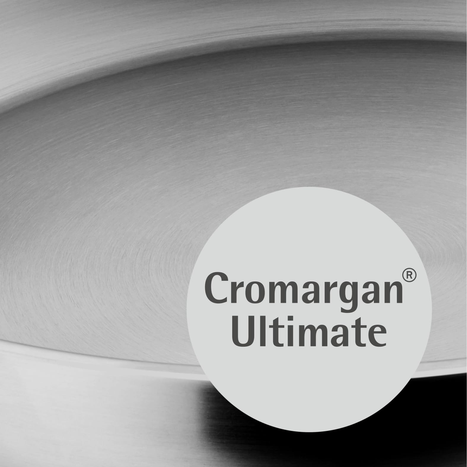 WMF Ultimate - Sartén de acero inoxidable (28 cm, sin revestimiento, base plana, inducción, acero inoxidable Cromargan pulido, apta para horno, apta para lavavajillas