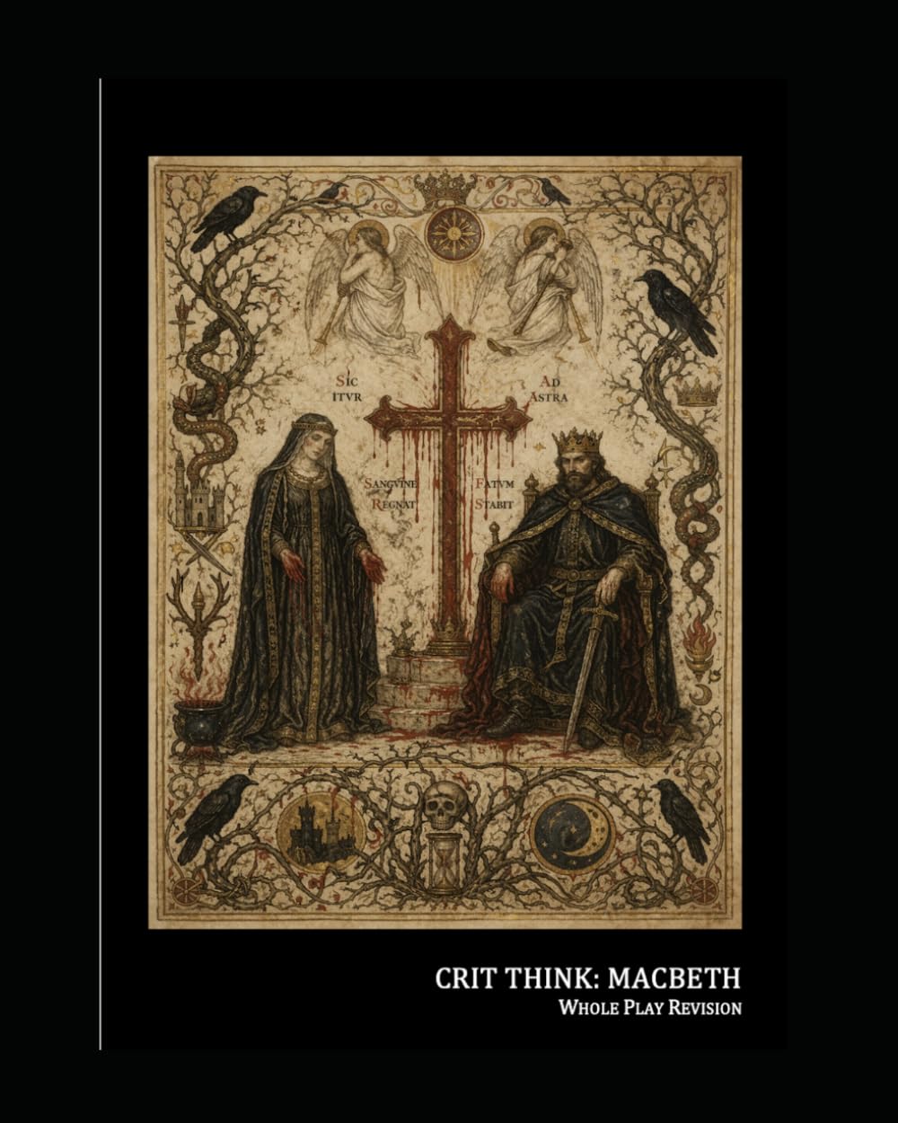 Crit Think Macbeth: Revision Guide, GCSE English Literature, Key Quotes, Themes, Characters and Exam Essay Support