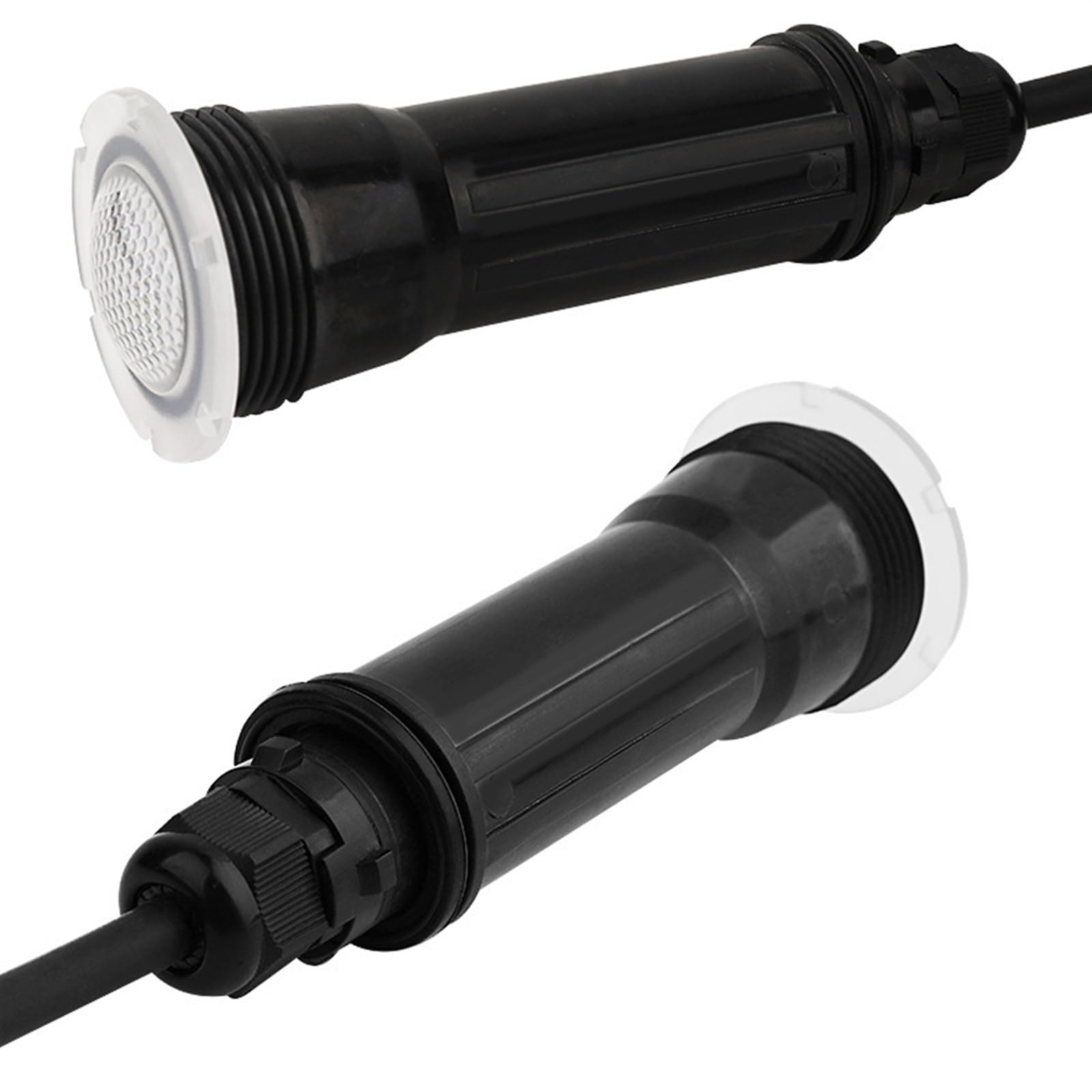 EDEDE Luci Piscina, LED colorato RGB Luce respiratoria Luce Subacquea Piscina Luce Subacquea Luce stellare(Warm White,10W)