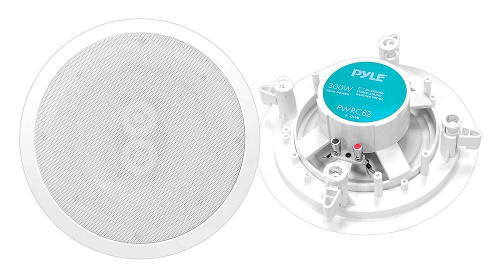 pyle Home pwrc62 6,5 Wetter Proof 2-Wege/Unterputzkabel Stereo-Lautsprecher