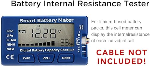 Miniatura 6 de TOMTOP Comprobador inteligente de la capacidad de la batería de Digitaces para LiPo LiFe Li-ion NiMH NiCd batería