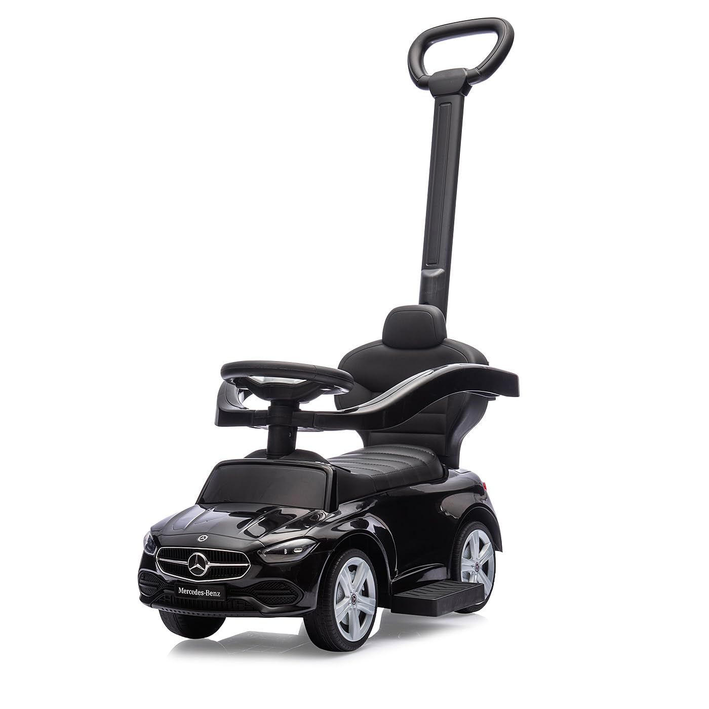 JAMARA Mercedes-Benz Classe C 464027 Toboggan 3 en 1 pour Enfants avec Barre de poussée, véhicule pour Enfants intérieur et extérieur, Jouet de Voiture, Cadeau pour Enfants, Protection