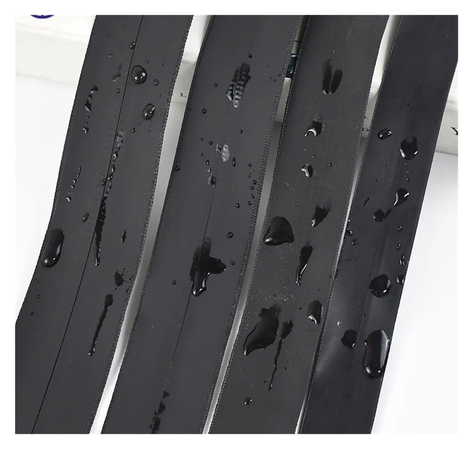 Metalowy zamek do kurtki, Niewidoczne zamki nylonowe, czarne, 28–40 mm, opakowanie 2 szt. 5 10 szt(Black-40mm,10M+10Pcs)
