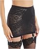 Open Bottom Girdle | Extra Firm Shaping | Parisian Lace | Invisi-Net Panel | 6 Metal Garters | Made in USA | Style 1357