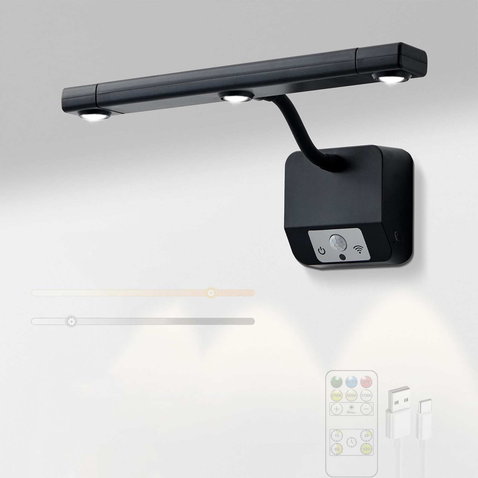 Apliques de pared LED recargables magnéticos para iluminar zonas oscuras sin obras 8