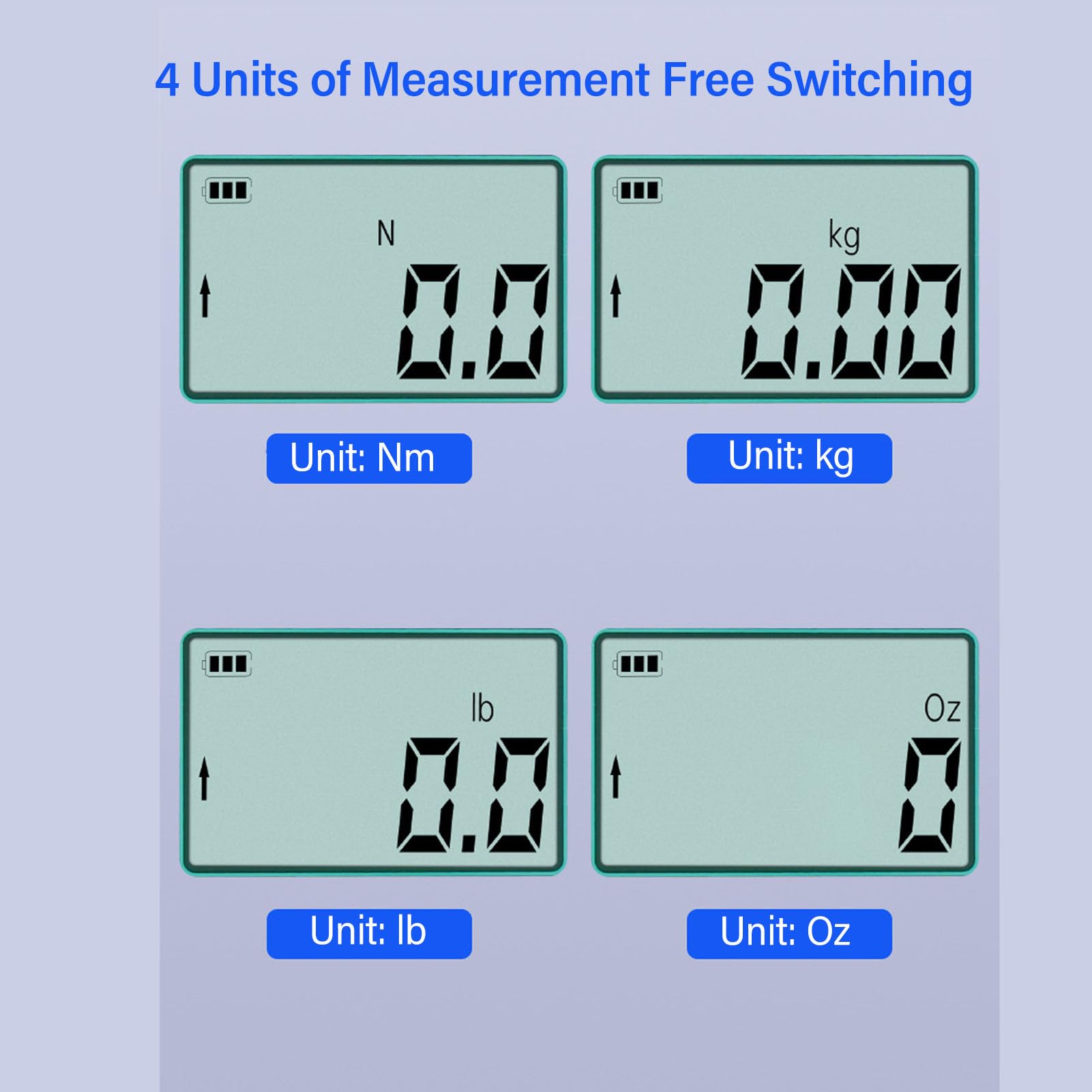 Digitales Kraftmessgerät AMF-50 - Präzises Zug- Und Druckmessgerät Mit LCD