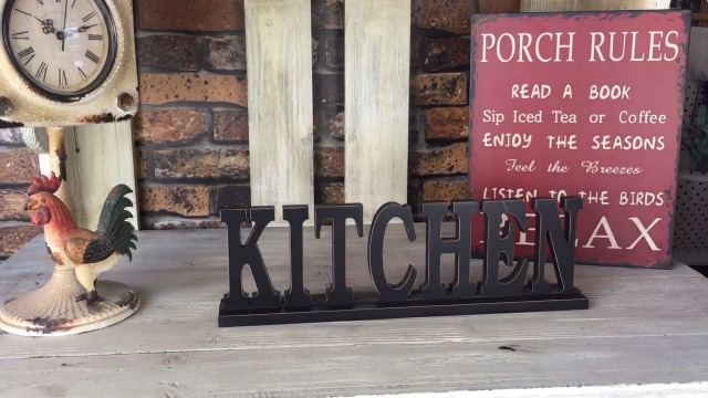 Amazon.com: Rustic Wood Kitchen Sign for Home Decor, Decorative