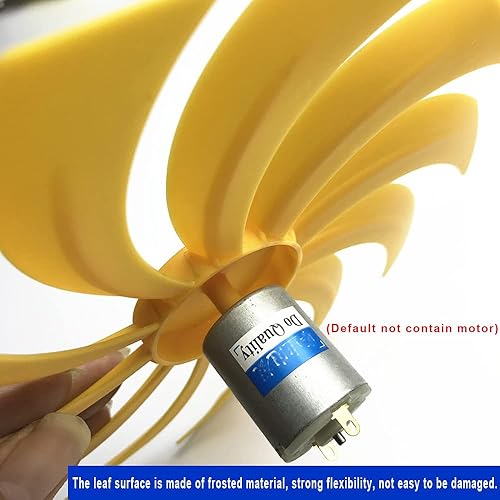 Miniatura 5 de QINIZX Cuchilla de ventilador de plástico de 69 pulgadas 11 hojas con accesorios de motor de orificio redondo de 0078 pulgadas repuesto para aspas