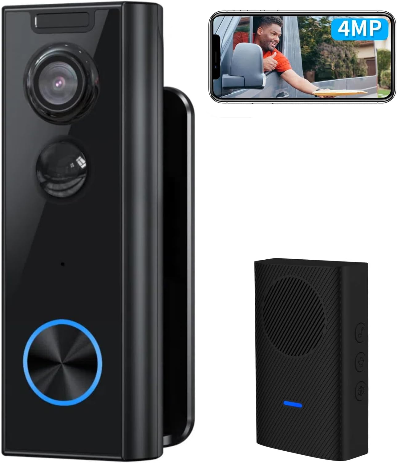TMEZON 1080P Visiophone WiFi Vidéo Interphone connecté au Smartphone,7 — free download