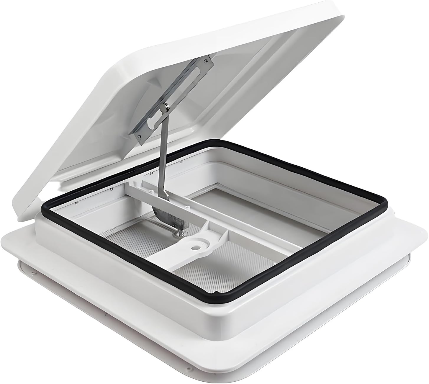 14Inch Compact Roof Exhaust Cover Manual Trailer Vent Replacement Roof Ventilation Cover for Long Lasting Use Universals Bathroom Exhaust Vent