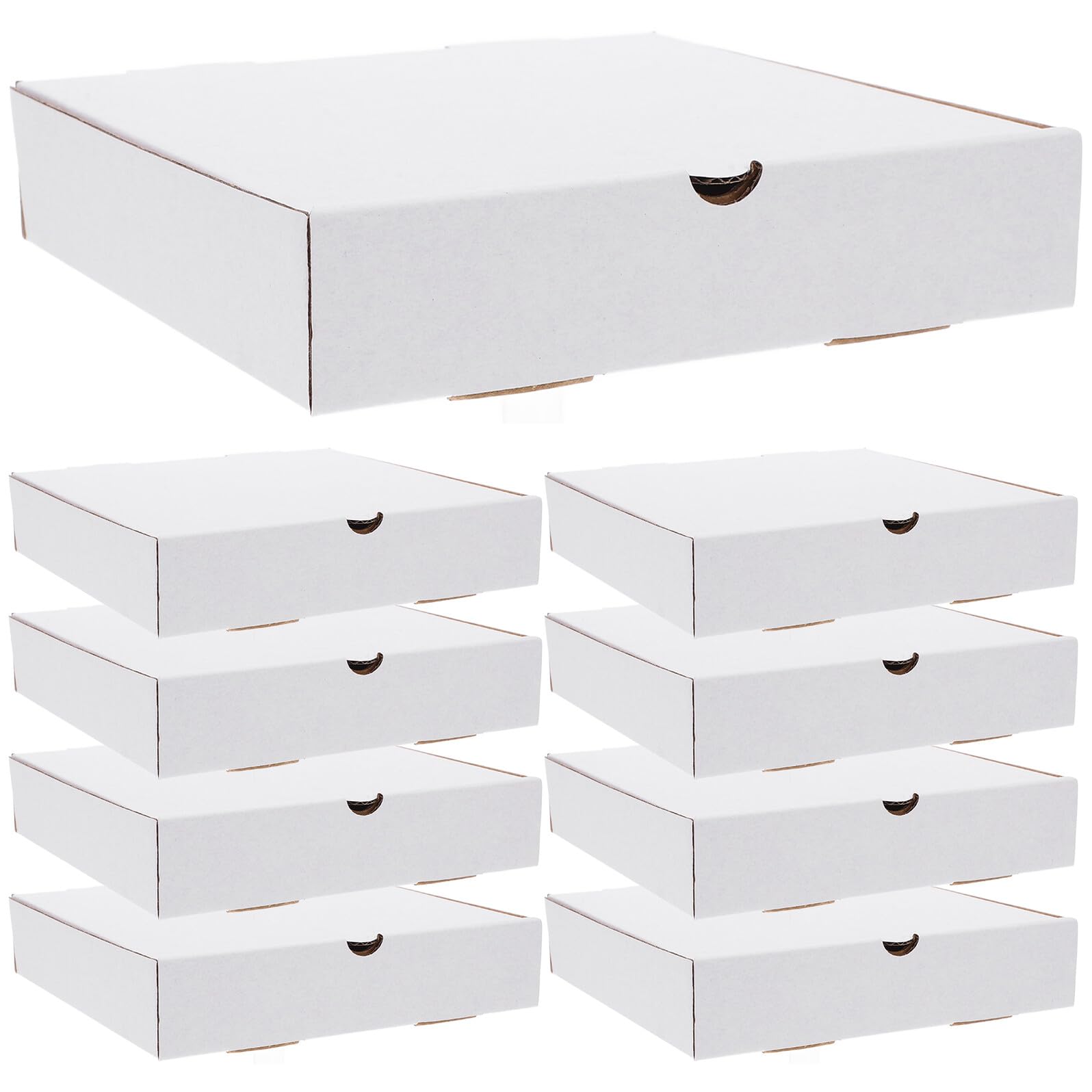 Homoyoyo Cajas de Pizza de Cartón Reciclable, Paquete de 30 Unidades Reutilizables para Llevar y Proteger Alimentos Frescos de 6 Pulgadas
