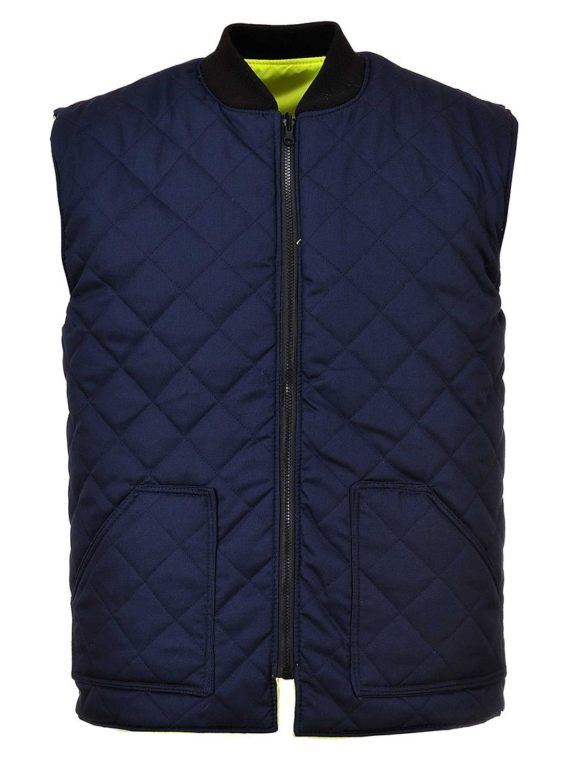Portwest Gilet HV Réversible, Couleur: Jaune, Taille: M, S469YERM