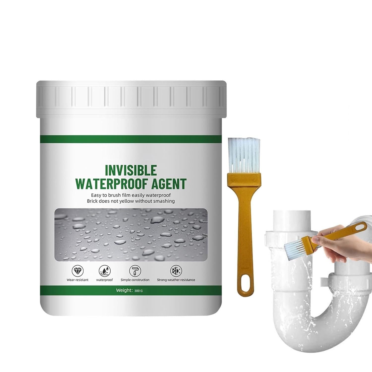 Transparent Waterproof Glue for Roof Leakage Crack Seal Glue Agent Roof Water Leakage Solution Water Proof Glue, Waterproofing for Pipe Wall Tiles (Waterproof Adhesive)