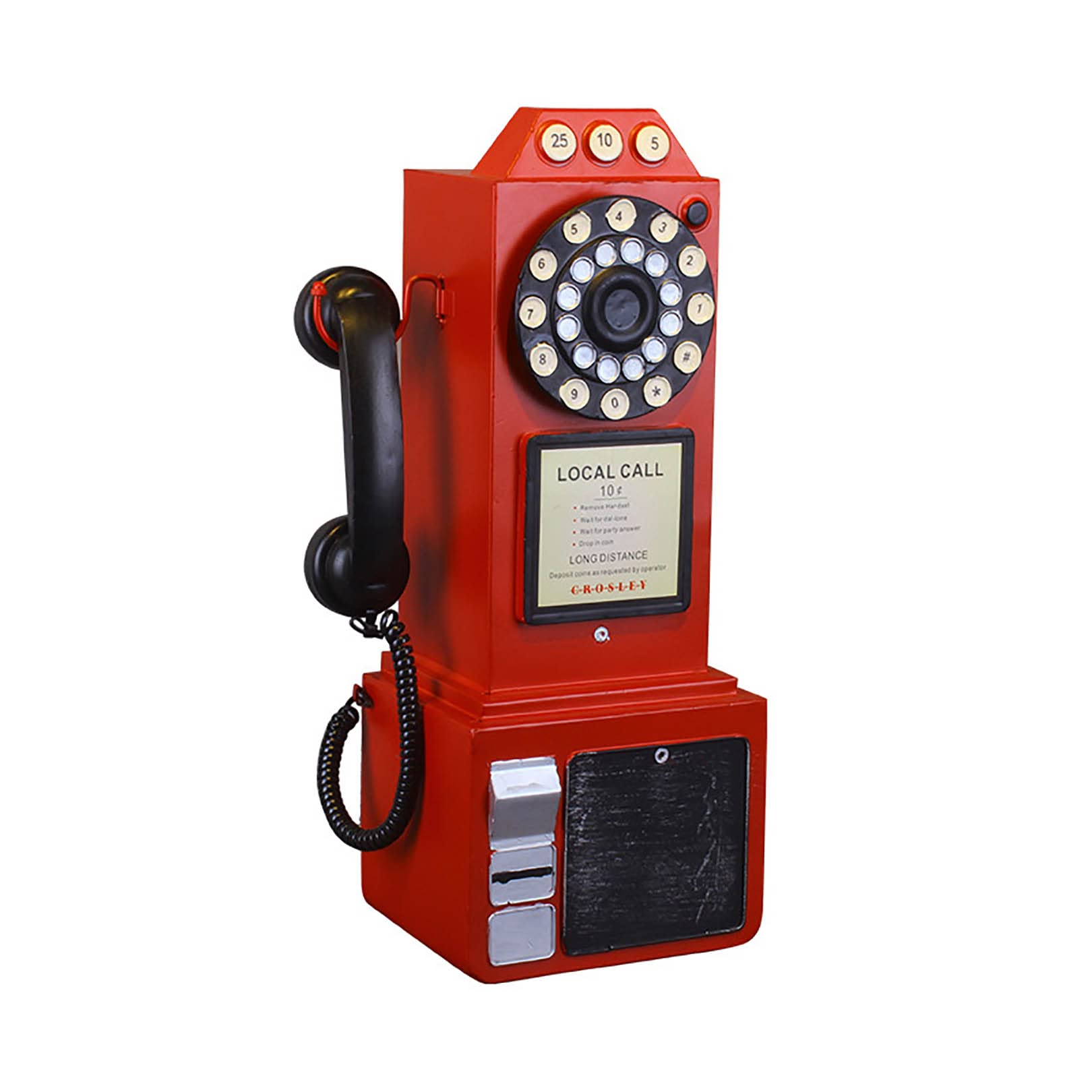 Téléphone de Téléphone à Domicile Vintage Filaire Rétro Chic Fixe de Maison