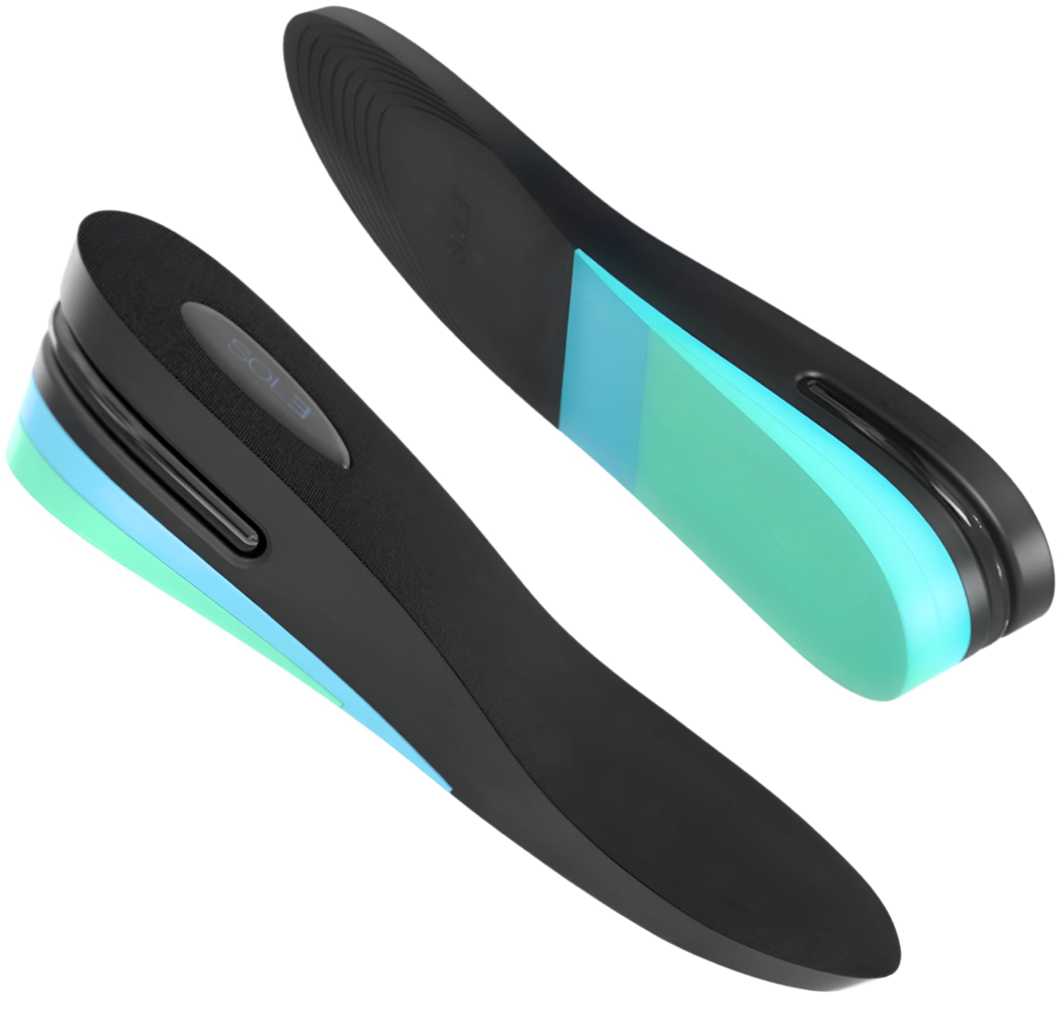 SOL3 Height Increase Insoles - The Original 3-Level Shoe Lifts - Mens Adjustable 2.4 Inch Taller Elevation Inserts