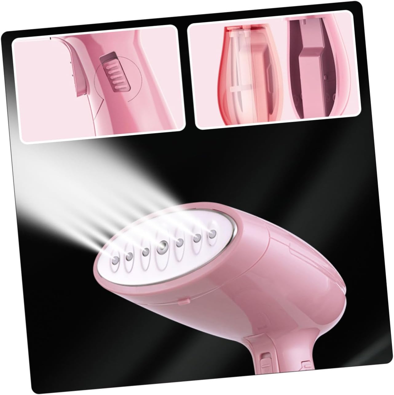 Garneck Garment Fabric Wrinkles Remover Handheld Steamer for Cleaning Travel Steamer