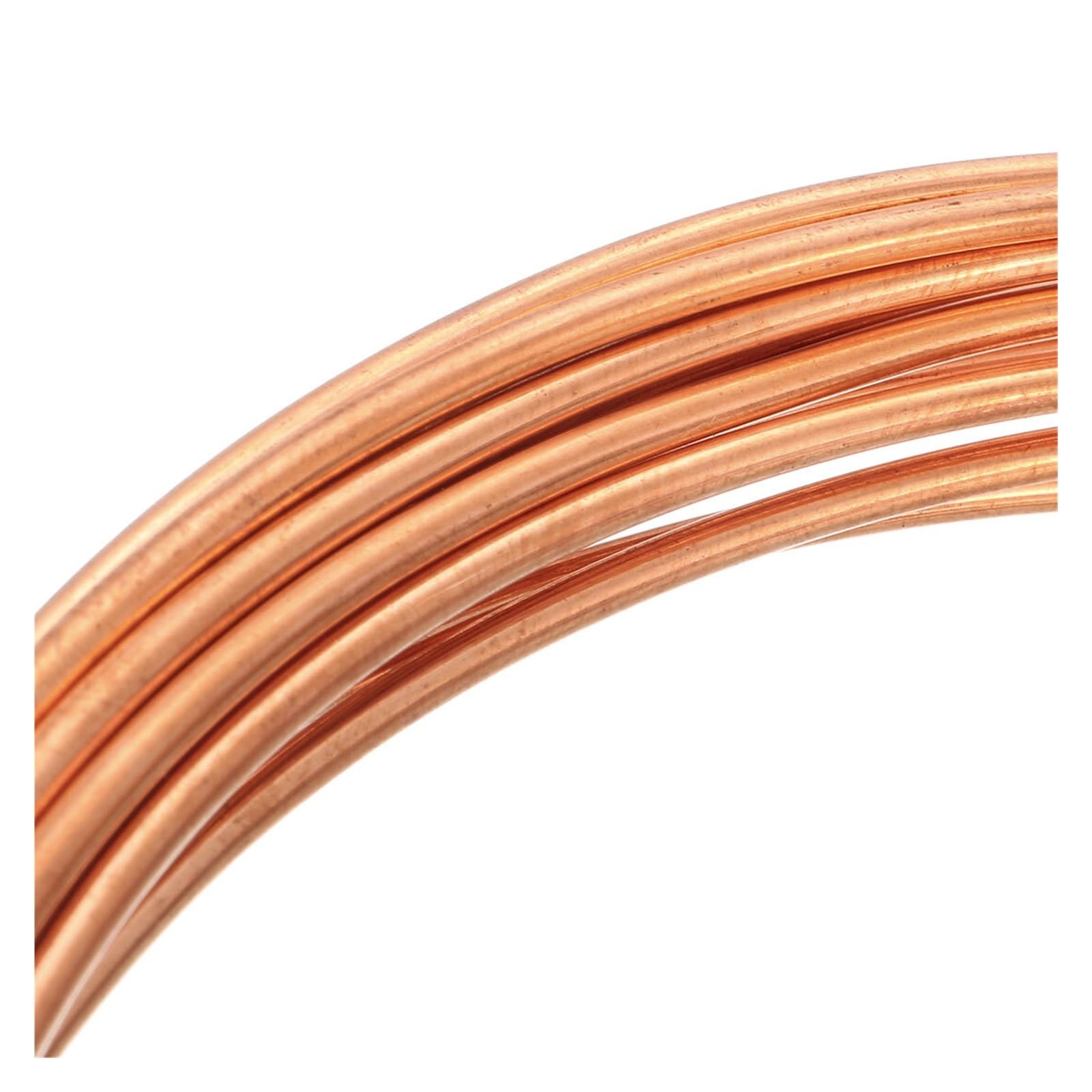 Alambre de cobre puro Tubo de cobre de 5M/7M, 1,6/1,8/2/2,2/2,5/3/3,5/4/5mm OD, de refrigeración capilar bobina de 0,5mm de espesor, 1 Uds.(5mm x 4mm x 5M)