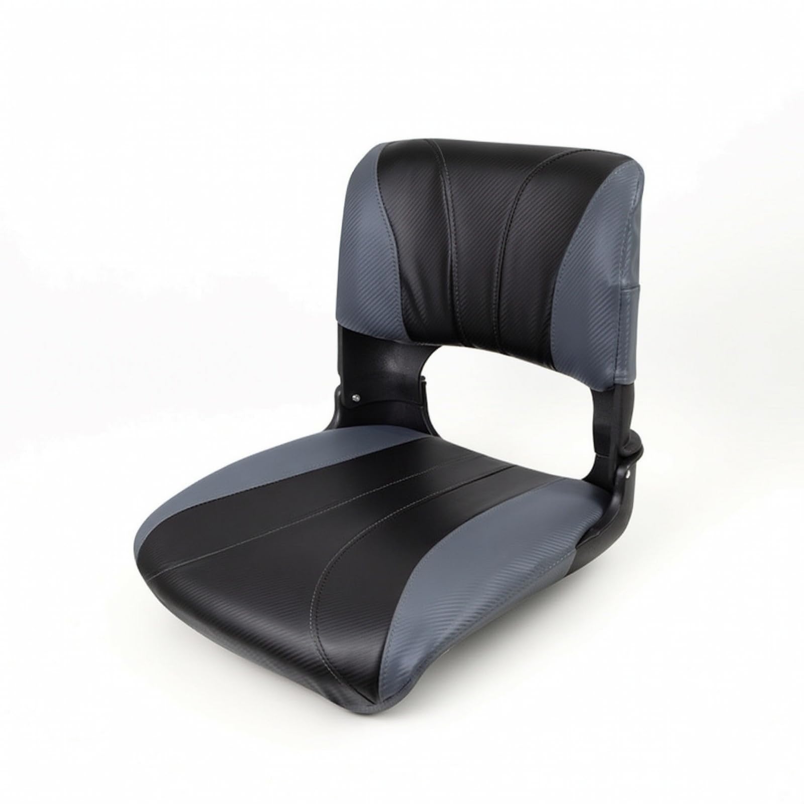 Sedile da Barca con Schienale Imbottito Sedile da Barca con Base di Supporto Resistente Sedia per Yacht, Motoscafo, Pesca, Nero, Grigio, style to 6