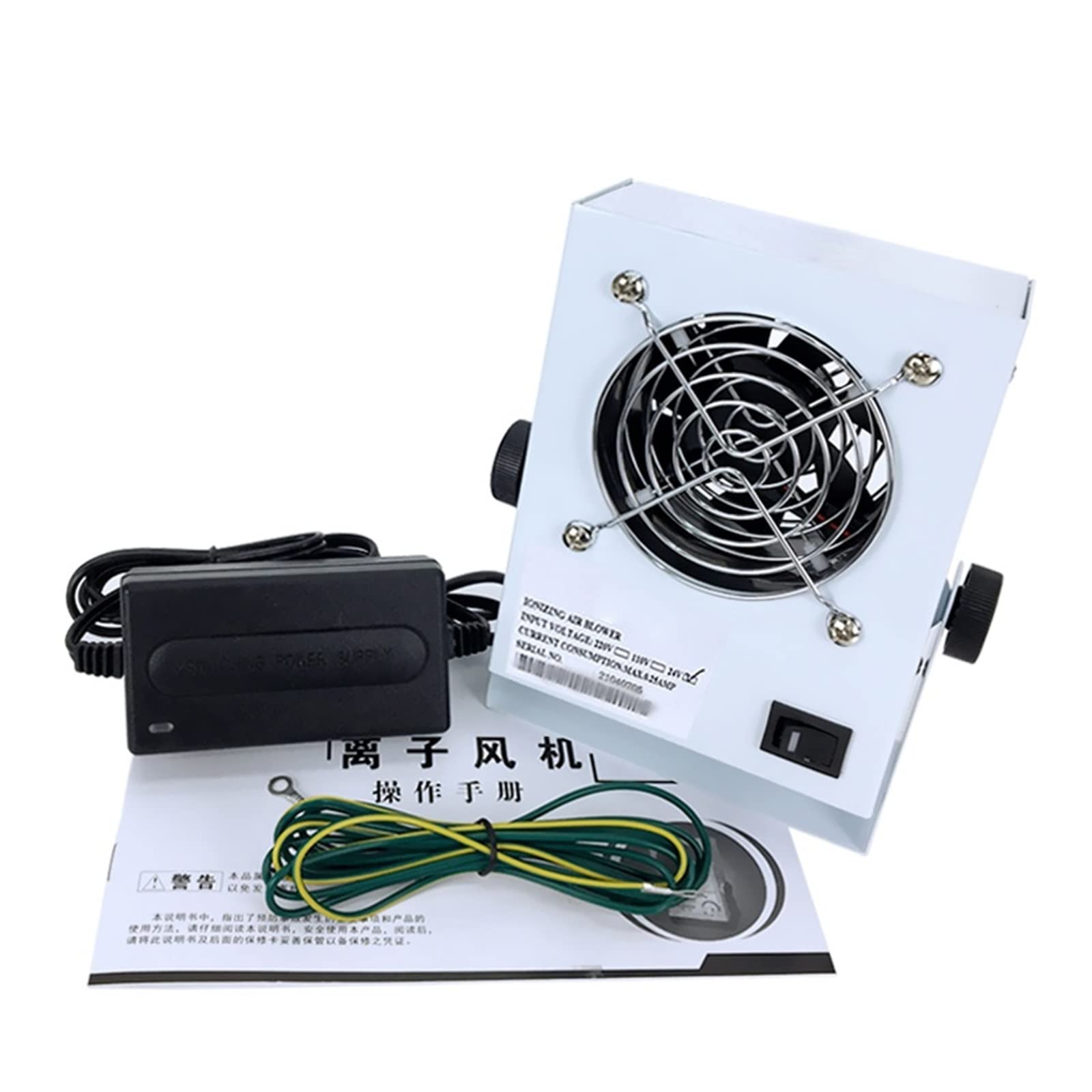 121A DC 24V Ion Fan Industrial Electrostatic Eliminating Ionizing Air Blower 20-95FM,High Stability
