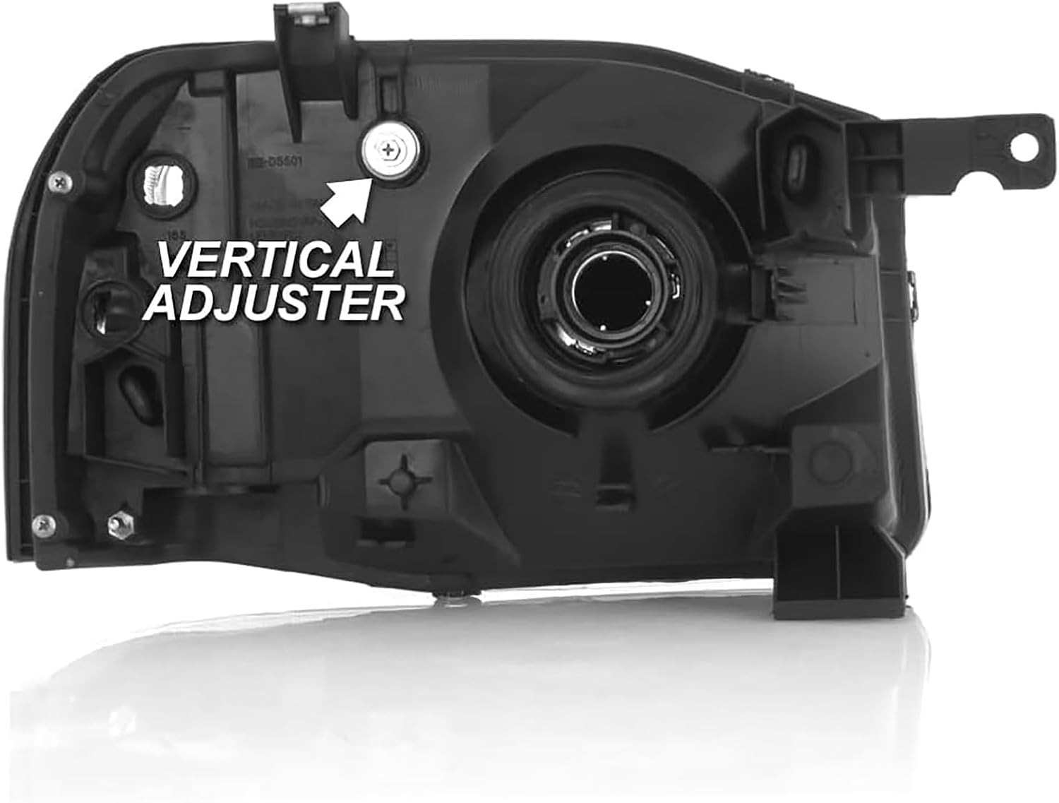 APSVE 2PCS Black Headlight Headlights Compatible with 2001 2002 2003 2004 Nissan Frontier (Base XE) Headlight+Corner Parking Turn Signal Marker Light