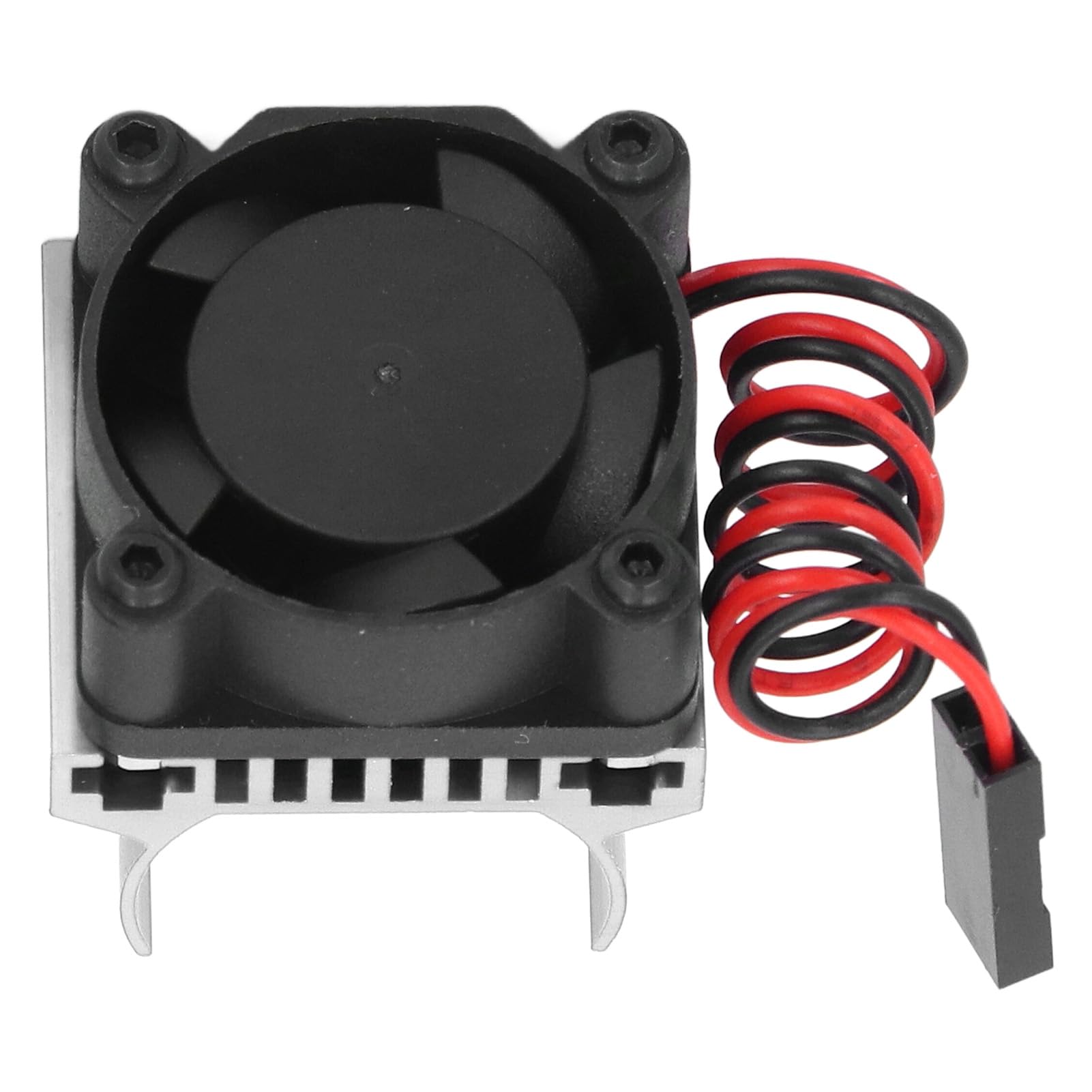 RC Motor Cooling Fan Heatsink Fan Efficient Cooling for Traxxas 1/18 Remote Control Car (Silver)