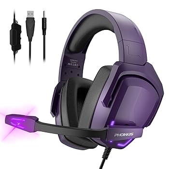 Amazon.co.jp: YOTMS ゲーミングヘッドセット ヘッドセット