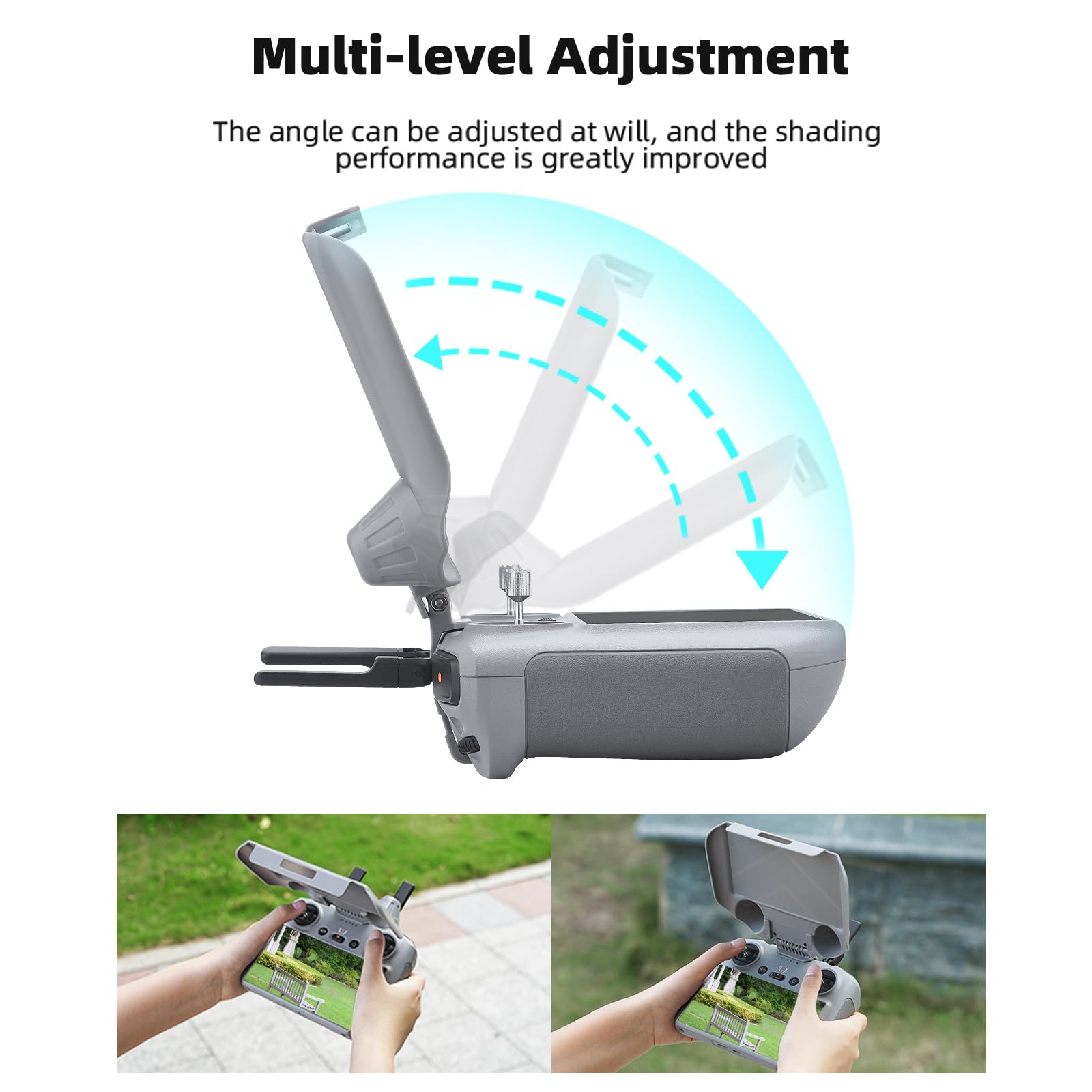 BRDRC Mini 4 Pro Sun Hood for DJI RC 2 Controller Screen Protection Joysticks Protector Sunshade for DJI Mini 4 Pro/Air 3 Accessories 1